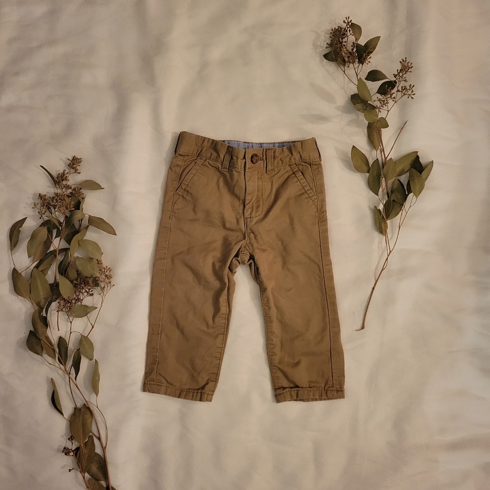 Carter's 18 month boys khaki pants EUC